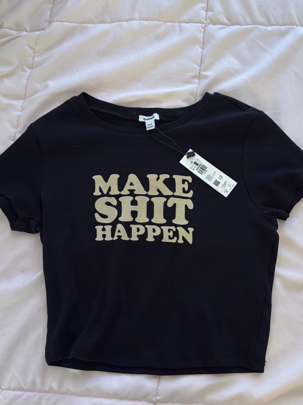 Garage crop top